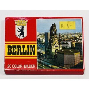 VTG SCHIKKUS 20 Color-Bilder BERLIN Germany 4"x3" 20pk Souvenir Color Photos EUC